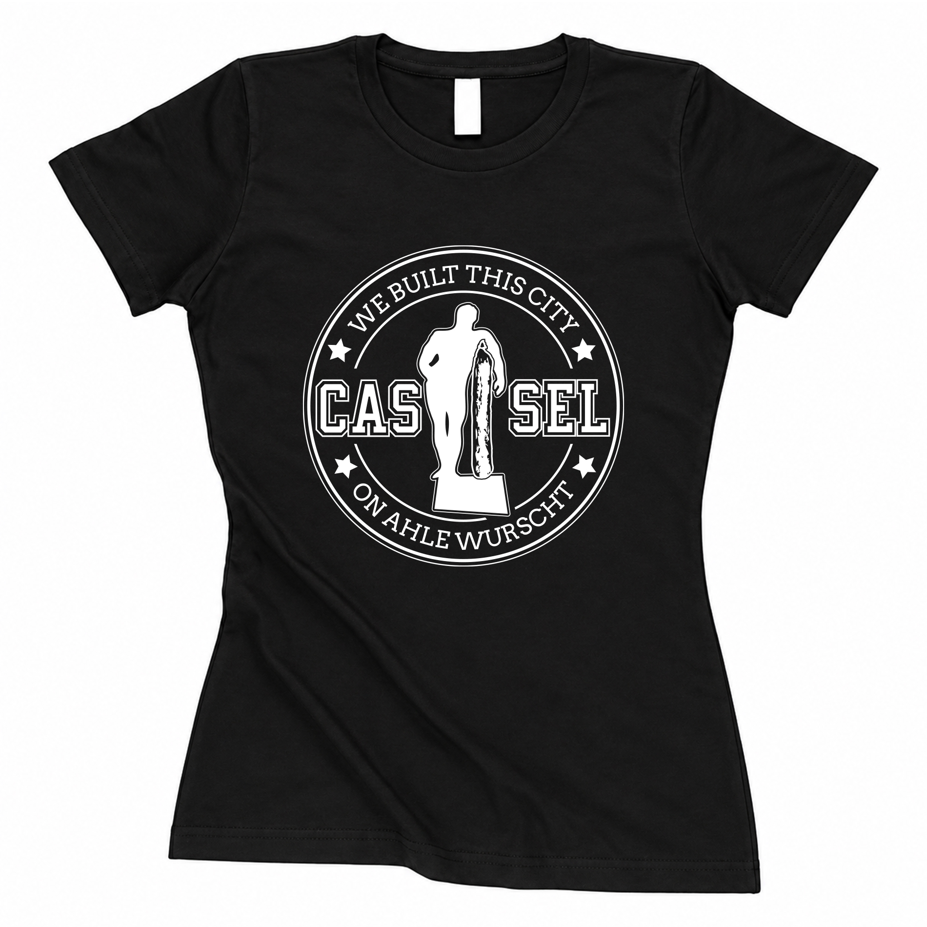 T-Shirt "We built this city" - tailliert