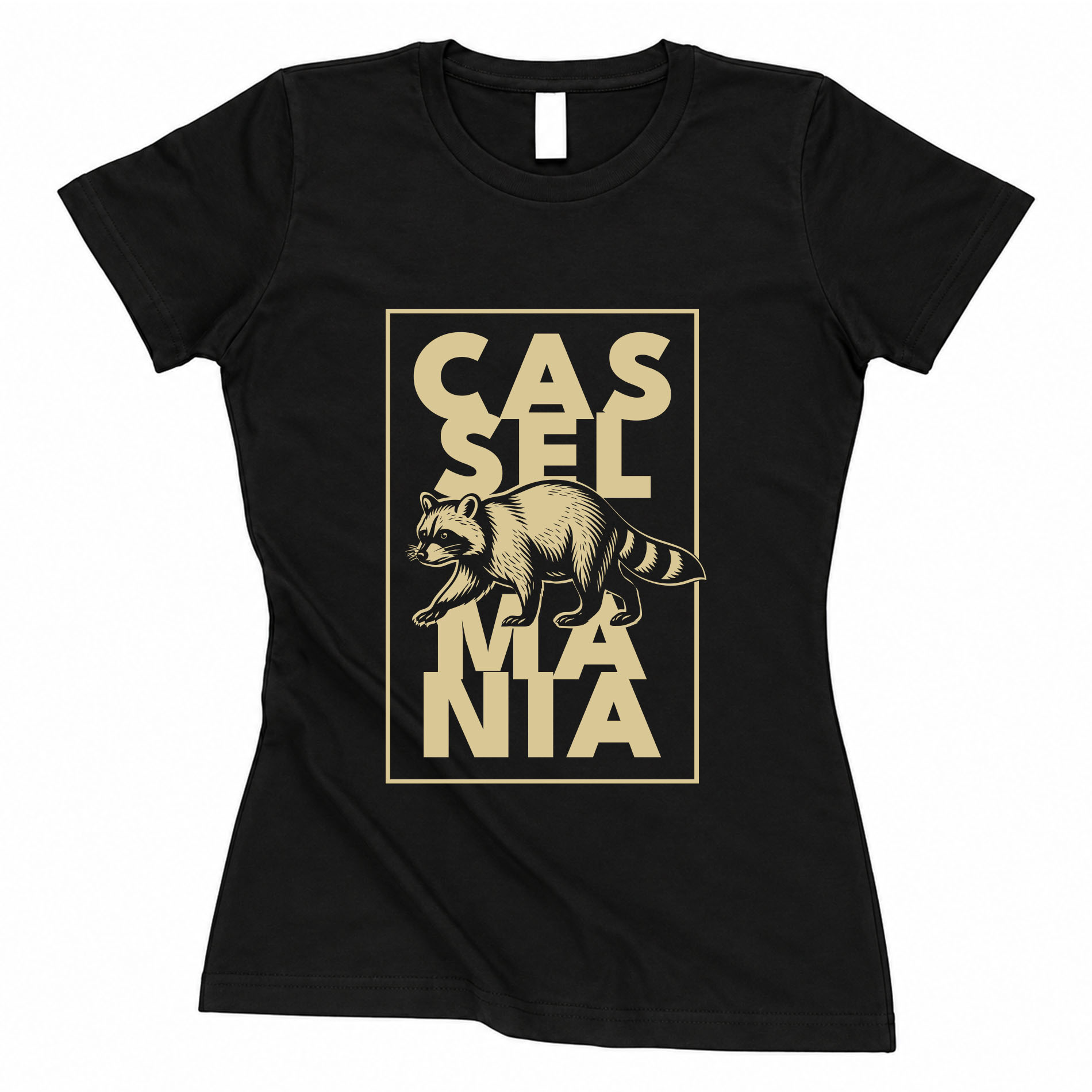 T-Shirt "Casselmania Waschbär - tailliert