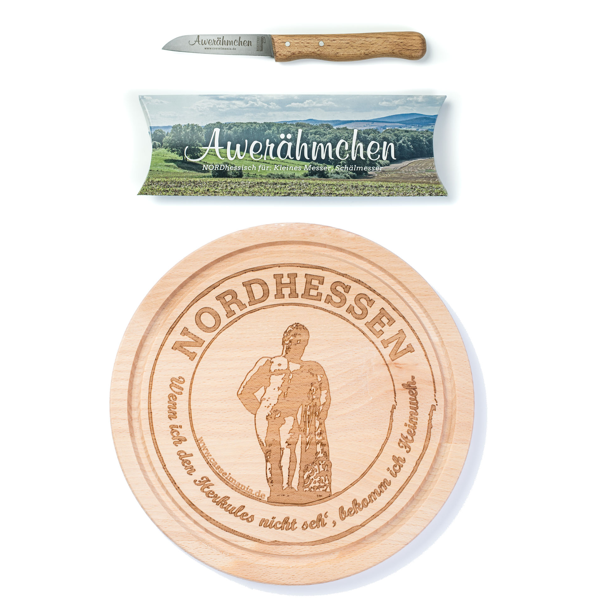 Set Awerähmchen und Nordhessen-Brettchen